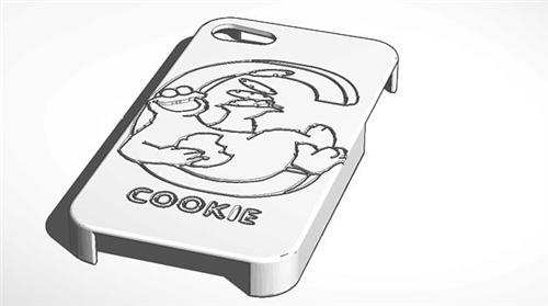 cookie monster phone case 